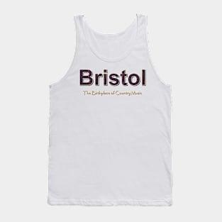 Bristol Grunge Text Tank Top